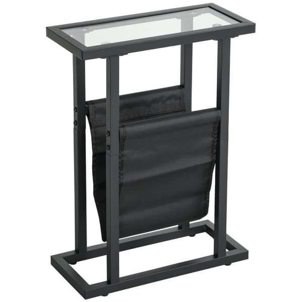 ROTZ METAL SIDA TABLE - SLIM TABLE - MRINT SPACE TABLE - GASS TOPP, TABGE PAG, STABILITET - 40 cm x 18 cm x 55,5 cm