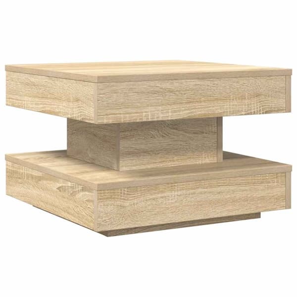 Soffbord 360 grader vridbart sonoma-ek 50x50x34,5 cm