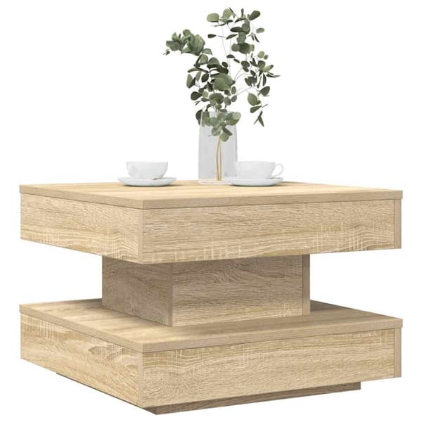 Soffbord 360 grader vridbart sonoma-ek 50x50x34,5 cm