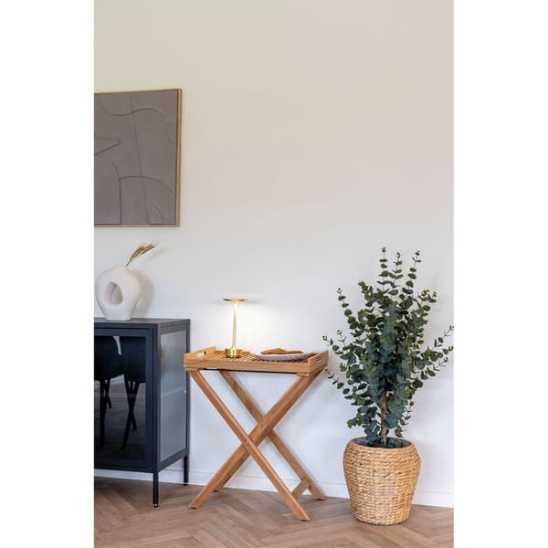 Ronda bakkebord 60x40x70cm teak.