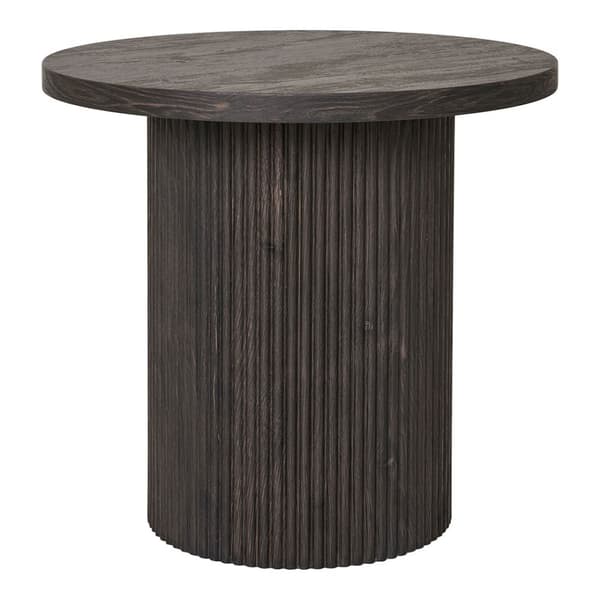 Boavista hjørnebord Ø48 cm mørkebrun.