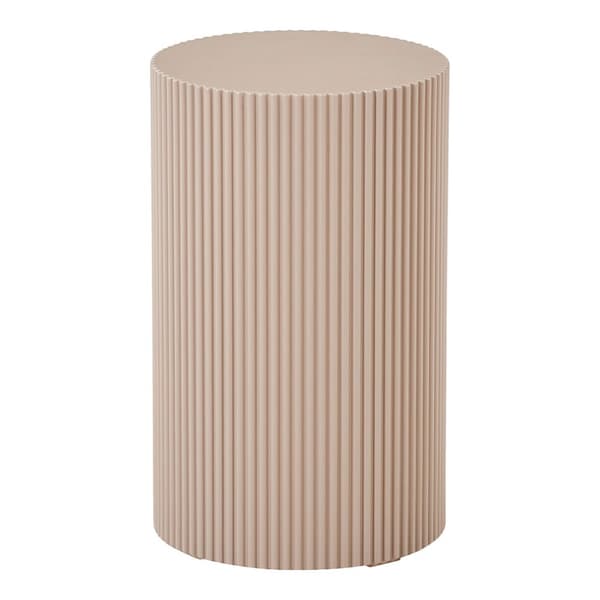 Farense hjørnebord Ø30 cm beige.