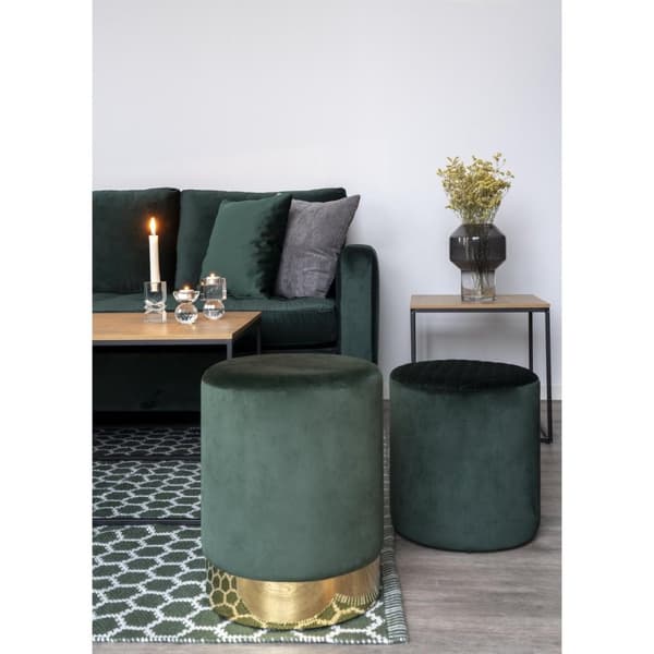 Rootz vita sidobord - sluttabell - accenttabell - elegant och hållbar - 45 cm x 45 cm x 45 cm