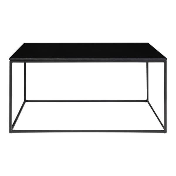 Rootz -sohvapöytä - moderni pöytä - musta metallihuonekalut - tyylikäs ja tilava muotoilu - 60 cm x 90cm x 45cm