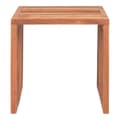 Pikkukuva 2 / 4: Rootz Pegon sivupöytä - Teak Wood Table - Puinen päätypöytä - Luonnollinen viimeistely - 40 cm x 40 cm x 40 cm
