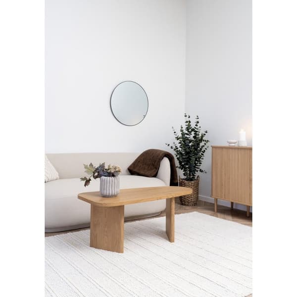Rootz Melo soffbord - vardagsrumsbord - mittpunkt - naturlig finish - 100x50x41 cm