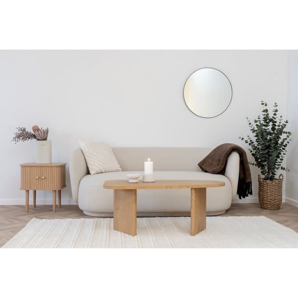 Rootz Melo soffbord - vardagsrumsbord - mittpunkt - naturlig finish - 100x50x41 cm