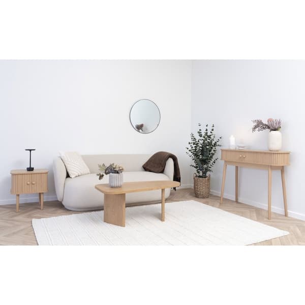 Rootz Melo soffbord - vardagsrumsbord - mittpunkt - naturlig finish - 100x50x41 cm