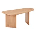 Miniatyrbild 1 av 4: Rootz Melo soffbord - vardagsrumsbord - mittpunkt - naturlig finish - 100x50x41 cm