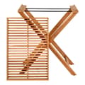 Pikkukuva 5 / 8: Rootz -lokeropöytä - Teak Wood - Nature Finish - Kätevä ja tyylikäs - 60 cm x 40 cm x 70cm