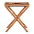 Pikkukuva 1 / 8: Rootz -lokeropöytä - Teak Wood - Nature Finish - Kätevä ja tyylikäs - 60 cm x 40 cm x 70cm