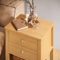 Miniatyrbillede 6 af 9: Rootz Bedside Table - Nightbord - Side Table - Compact Design - 45x60x35cm - Moderne charme - Let samling