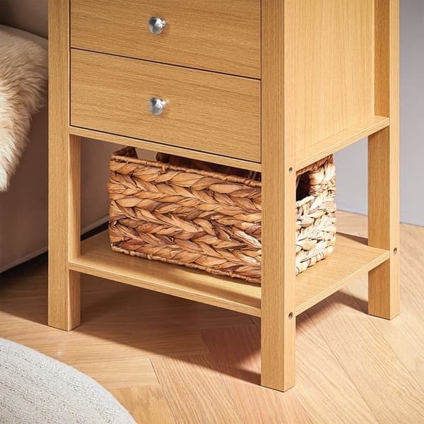 Rootz Bedside Table - Nightbord - Side Table - Compact Design - 45x60x35cm - Moderne charme - Let samling