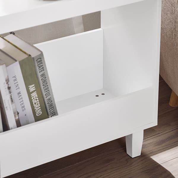 Rootz Multifunktionelt sidebord - Bedstabel - Dekorativ display - Stabil og ridsebestandig - 60x50x25cm