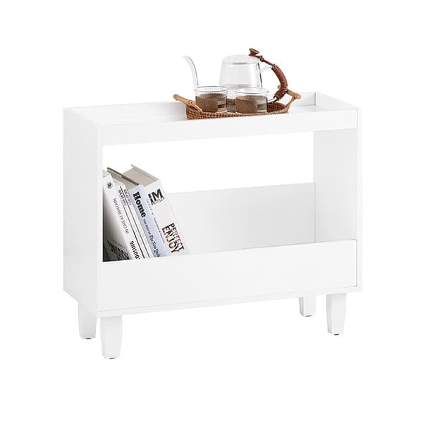 Rootz Multifunktionelt sidebord - Bedstabel - Dekorativ display - Stabil og ridsebestandig - 60x50x25cm
