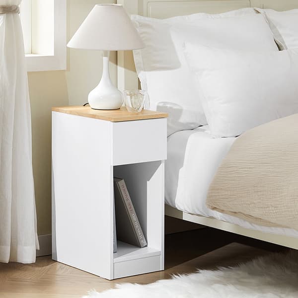 Rootz natbord - Bedstabel - sidebord - Stabilitet og opbevaring - 25x60x40cm - Organiser og beskyttegulve
