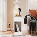Miniatyrbillede 2 af 8: Rootz natbord - Bedstabel - sidebord - Stabilitet og opbevaring - 25x60x40cm - Organiser og beskyttegulve
