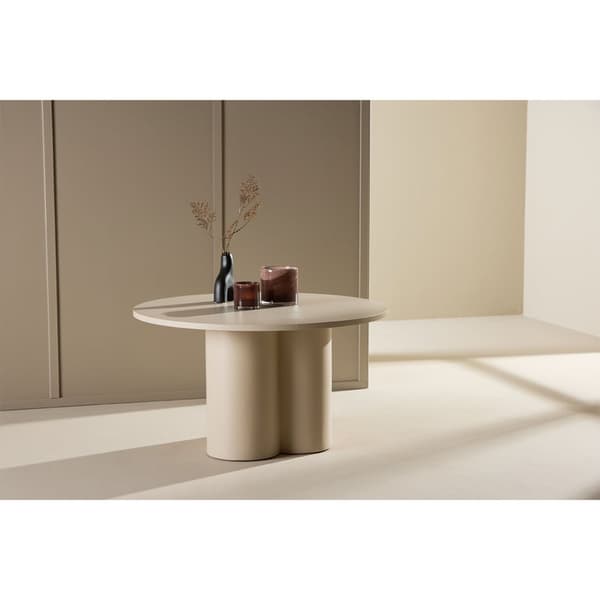 Olivia soffbord Ø80cm beige.