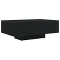 Pikkukuva 6 / 11: vidaXL Sohvapöytä LED-valoilla Musta Tammi 85x55x31 cm
