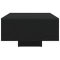 Pikkukuva 8 / 11: vidaXL Sohvapöytä LED-valoilla Musta Tammi 85x55x31 cm