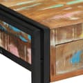 Miniatyrbild 9 av 11: vidaXL Konsolbord Mångfärgad Massivt återvunnet trä Medium Träådring