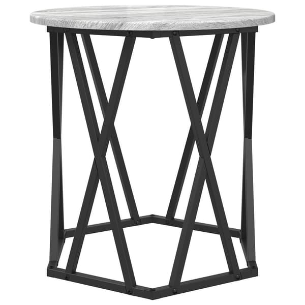 vidaXL Sidebord 2 stk Grå Sonoma Konstruert Tre