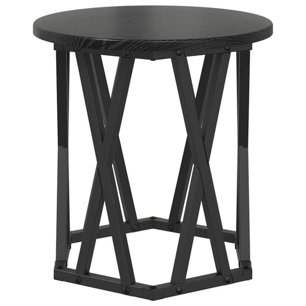 vidaXL Nesting Sidebord 2 stk Svart Eik Ingeniørtre