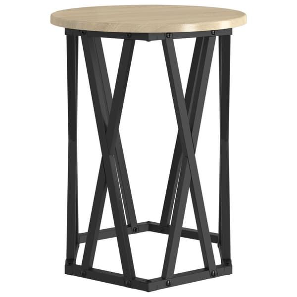 vidaXL Sidebord 2 stk Sonoma Eik Konstruksjons Tre