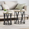 Miniatyrbilde 2 av 11: vidaXL Sidebord 2 stk Sonoma Eik Konstruksjons Tre