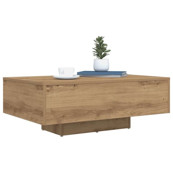 vidaXL Kaffe Bord Artisan ek Konstruerat trä 85 x 55 x 31 cm