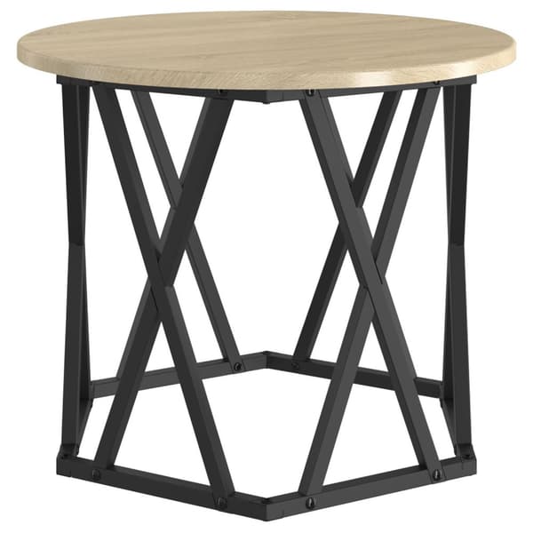 vidaXL Nesting Sidebord 2 stk Sonoma Eik Konstruert Tre