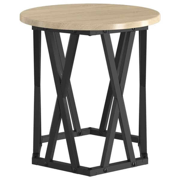 vidaXL Nesting Sidebord 2 stk Sonoma Eik Konstruert Tre