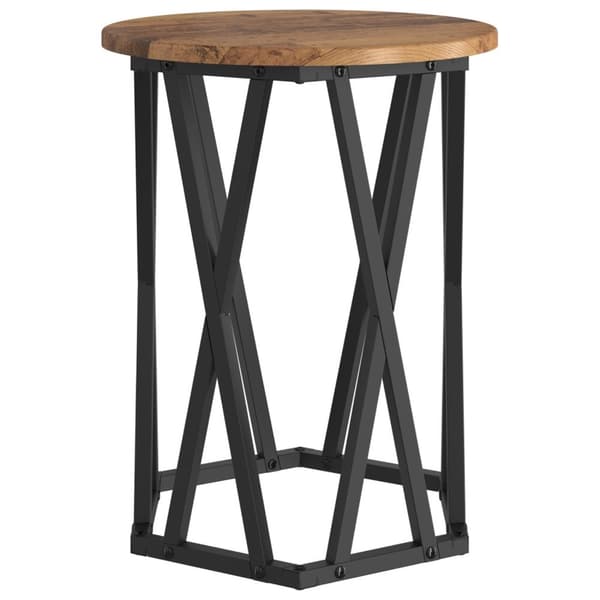 vidaXL Gamle træ Træ og Metal Mellem Dekorative Indlæg Kaffebord