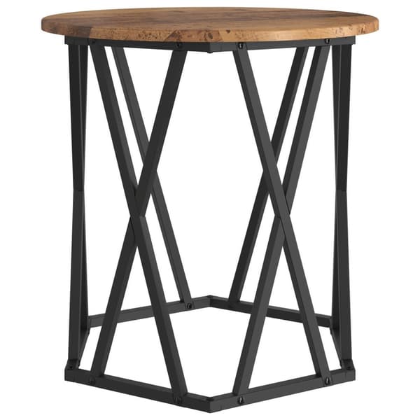 vidaXL Sidebord 2 stk Gamle Treverket Ingeniørtre