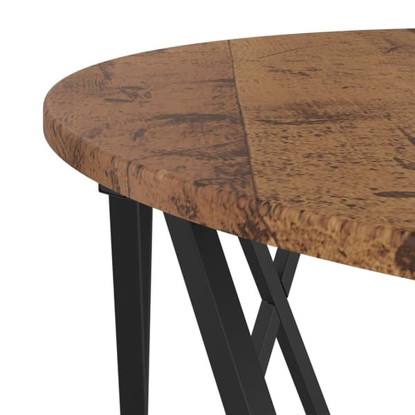 vidaXL Kaffebord Gammelt Tre 80x80x42 cm Ingeniørtre
