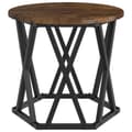 Miniatyrbillede 8 af 11: vidaXL Røget Egetræ Massivt Egetræ, Metal Medium Robust Byggeri
