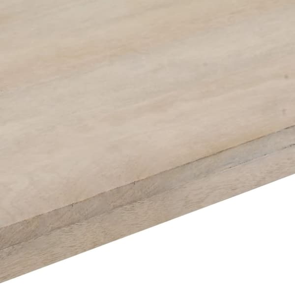 vidaXL Konsollbord brun 110x35x76 cm heltre mango og jern