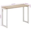 Miniatyrbilde 8 av 9: vidaXL Konsollbord brun 110x35x76 cm heltre mango og jern