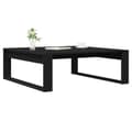 Miniatyrbillede 3 af 10: vidaXL Sofabord Sort egetræ Konstrueret træ 100 x 100 x 35 cm Robust