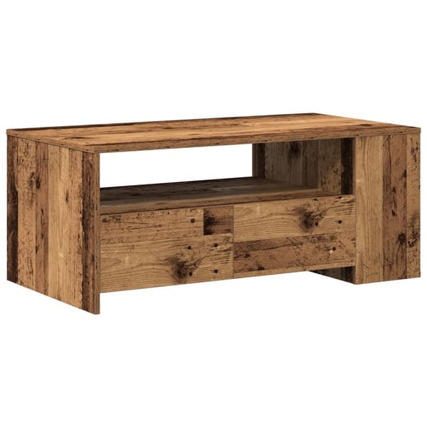 vidaXL Kaffebord Gamle Tre 102x55x43,5 cm Konstruert Tre