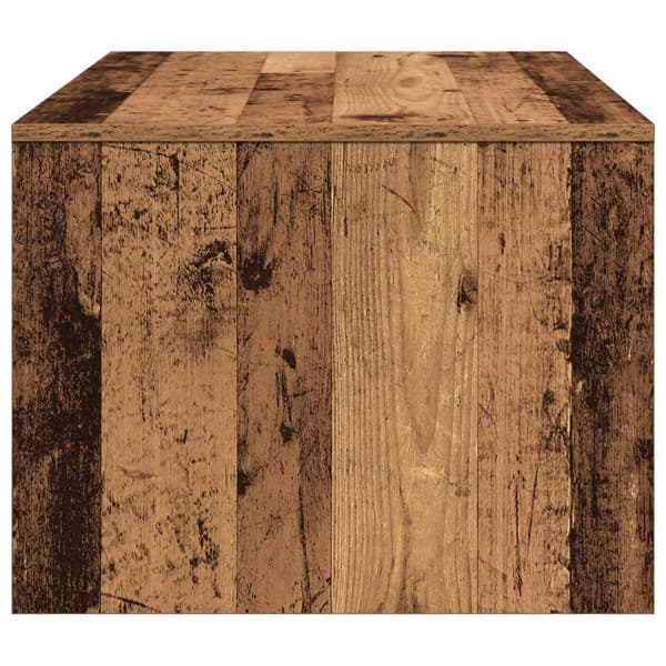 vidaXL Kaffebord Gamle Tre 102x55x43,5 cm Konstruert Tre