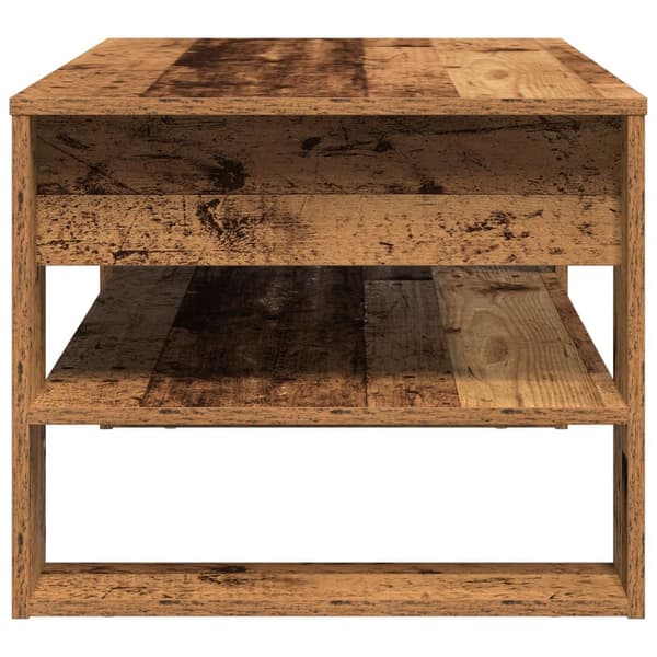 vidaXL Kaffebord i Gamle Tre 102x55x45 cm Laget av Tre
