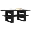 Miniatyrbilde 3 av 10: vidaXL Kaffebord Svart Eik 102x55x42 cm Konstruert Tre
