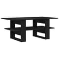 Miniatyrbilde 4 av 10: vidaXL Kaffebord Svart Eik 102x55x42 cm Konstruert Tre