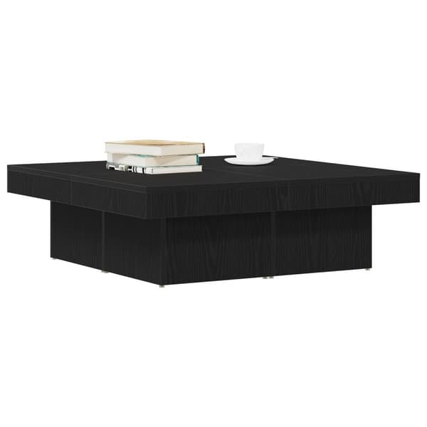 vidaXL Kaffebord Svart ek Trä 90*90*28 cm Hållbart Kaffebord