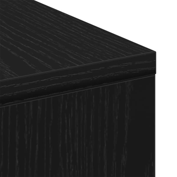 vidaXL Kaffebord Svart ek Trä 90*90*28 cm Hållbart Kaffebord
