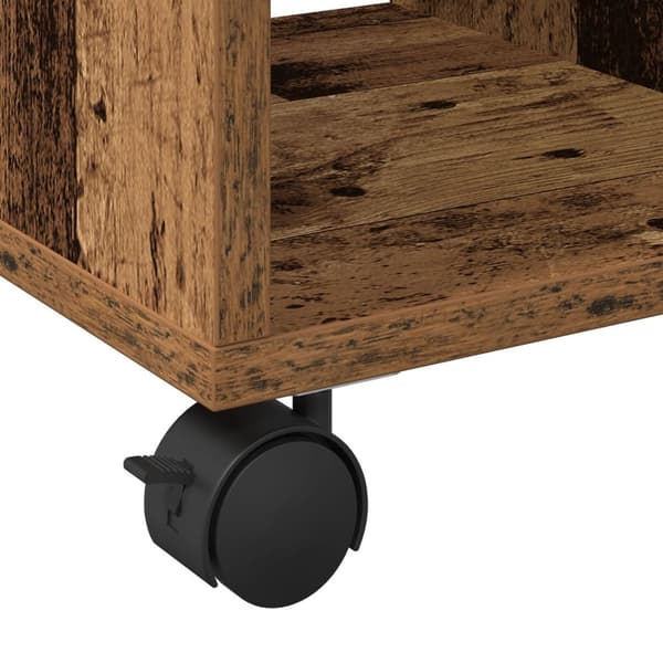 vidaXL Sidebord Gamle træ Træ Lille Bærbar Endebord Rektangulær