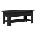 Miniatyrbilde 4 av 10: vidaXL Kaffebord svart eik 102x55x42 cm konstruert tre