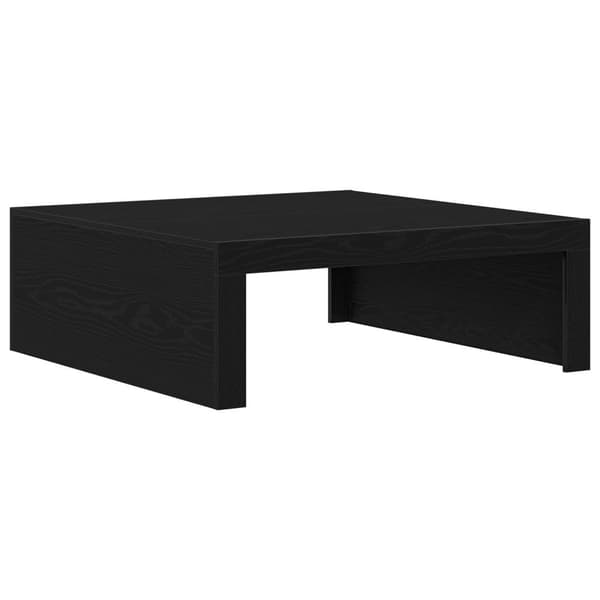 vidaXL Kaffe Bord Svart ek Trä 100 x 100 x 35 cm Hållbar Kaffe Bord