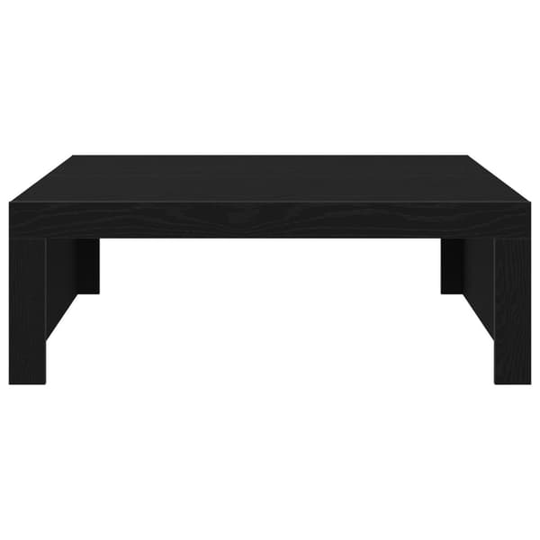 vidaXL Kaffe Bord Svart ek Trä 100 x 100 x 35 cm Hållbar Kaffe Bord